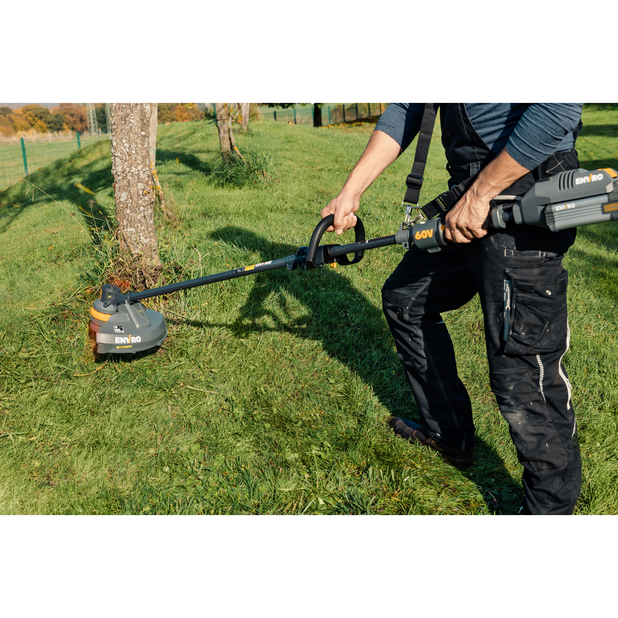 Akku-Rasentrimmer 'Enviro EG161.9' ohne Akku und Ladegerät
