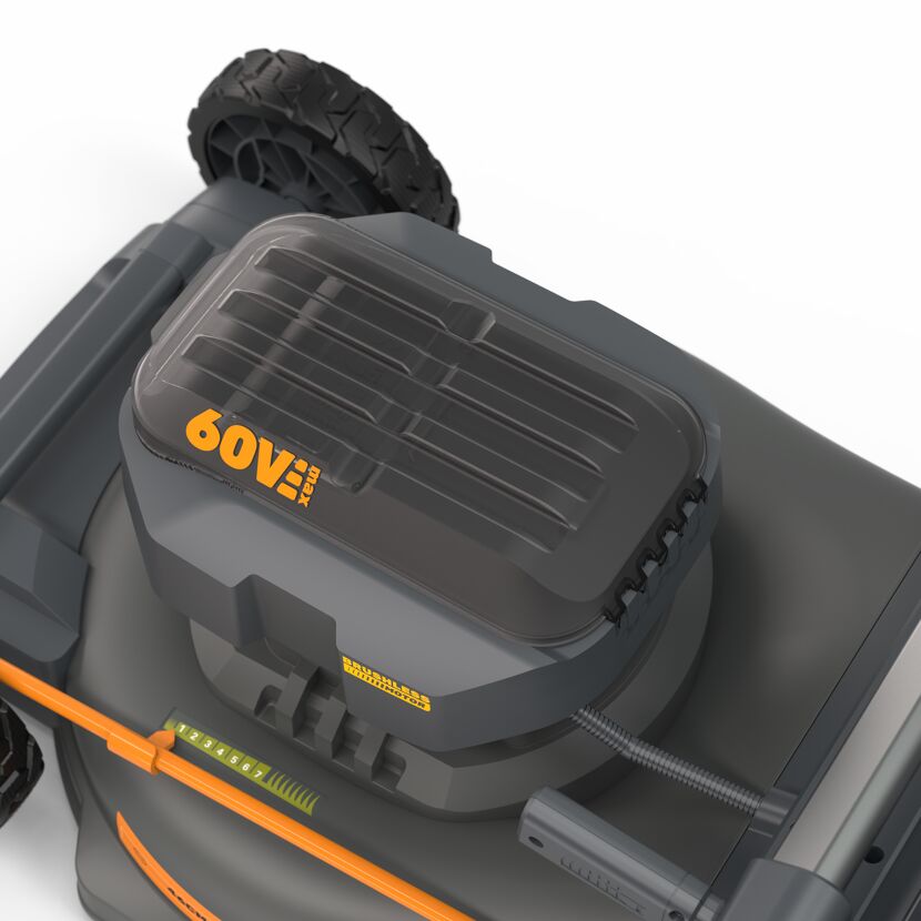 Akku-Rasenmäher 'Enviro EG755' 60 V mit Akku 800 m²