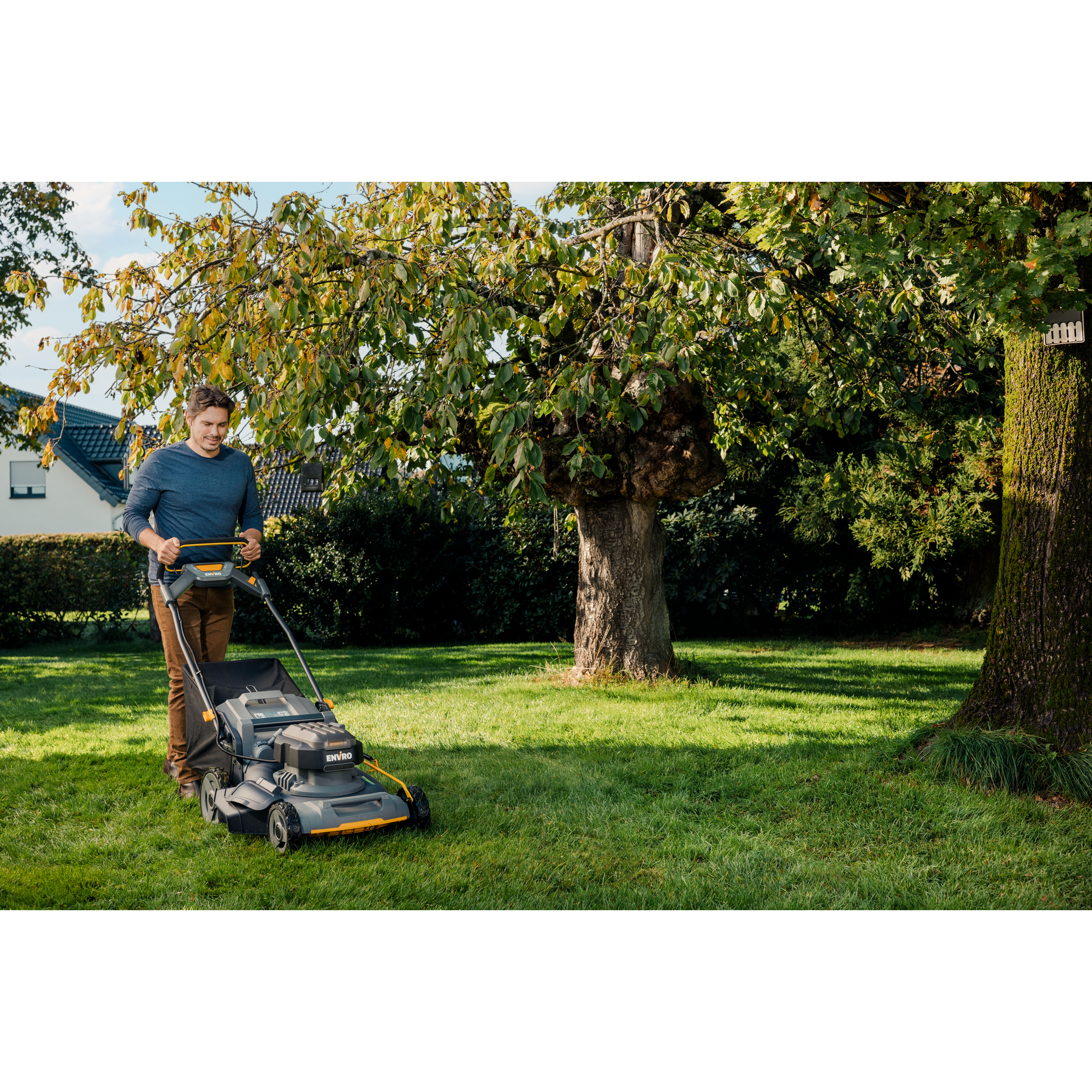 Akku-Rasenmäher 'Enviro EG758' 60 V mit Akku 1000 m²