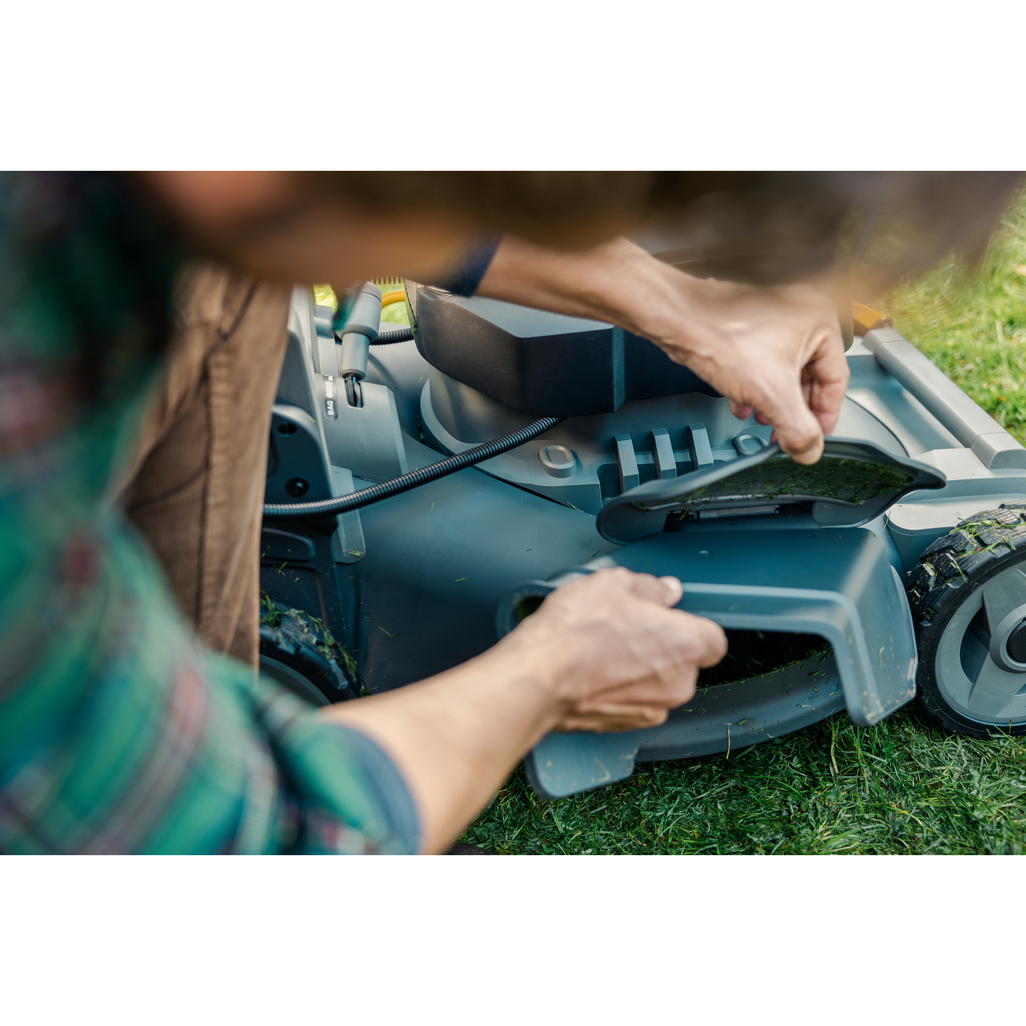 Akku-Rasenmäher 'Enviro EG758' 60 V mit Akku 1000 m²
