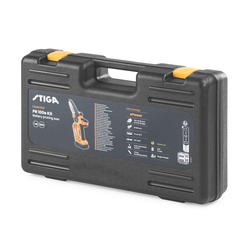Akku-Astsäge 'PR 100e' 300 W 20 V mit Akku und Ladgerät