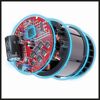 Motor mit Platine und Elektronik