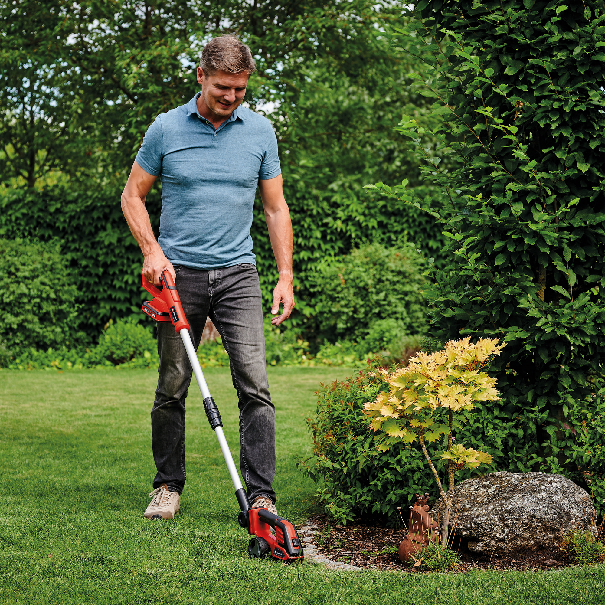 Akku-Gras- und Strauchschere 'GE-CG 18/100 Li T' mit Akku und Ladegerät