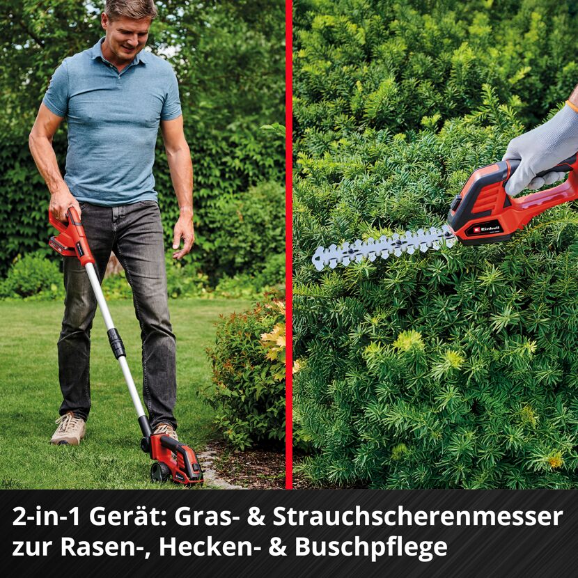 Akku-Gras- und Strauchschere 'GE-CG 18/100 Li T' mit Akku und Ladegerät