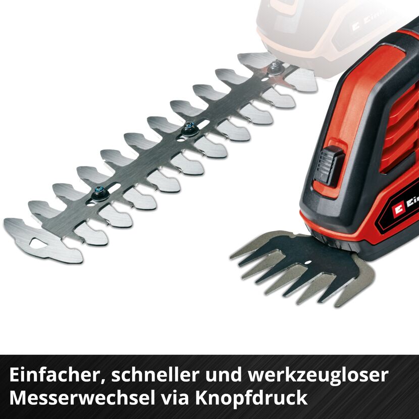 Akku-Gras- und Strauchschere 'GE-CG 18/100 Li T' mit Akku und Ladegerät