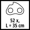 Kettensägen-Ersatzkette 35 cm 1,3 52T 3/8"