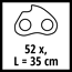 Kettensägen-Ersatzkette 35 cm 1,3 52T 3/8"