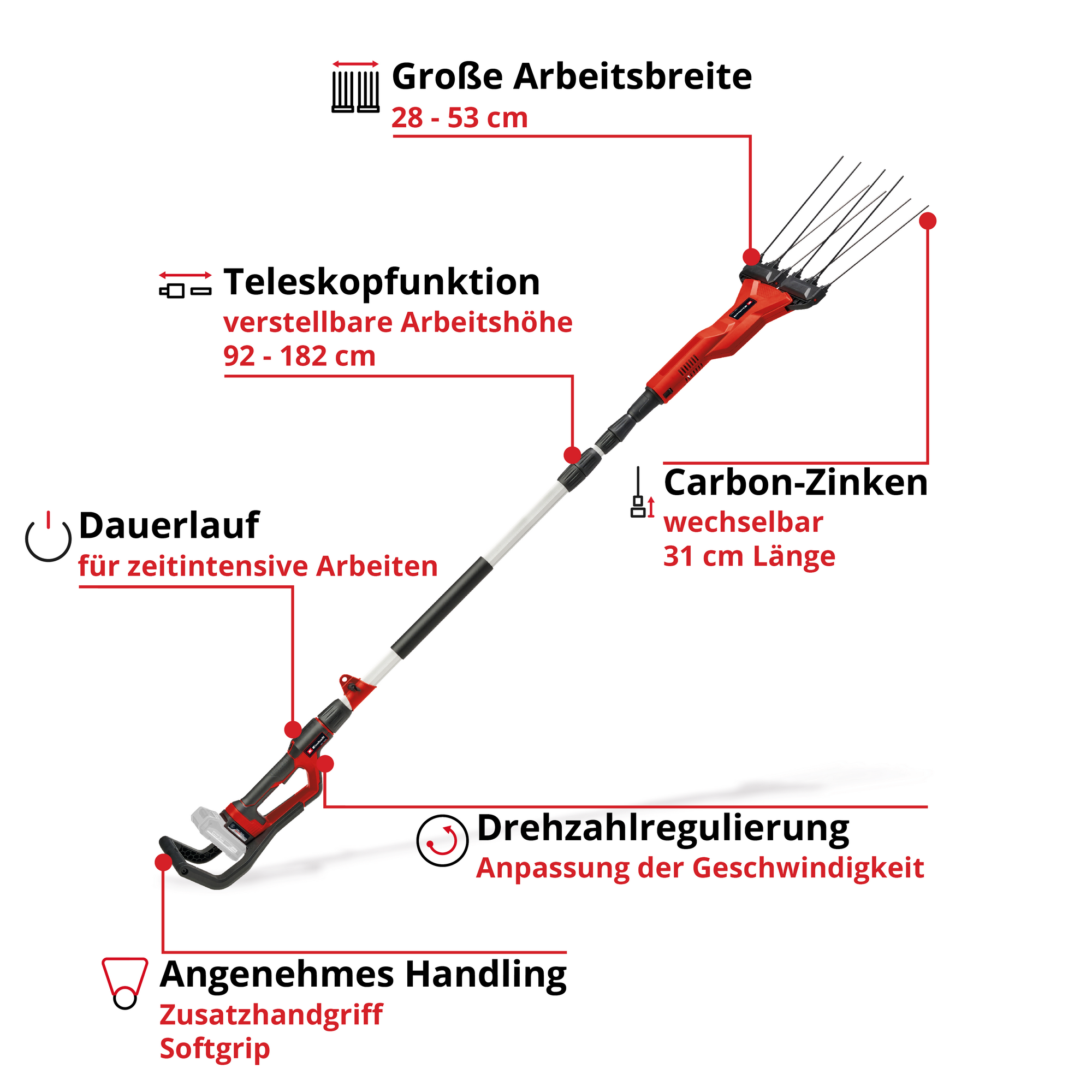 Akku-Olivenrüttler / Obsternter 'GE-FS 18/53 Li-Solo' ohne Akku und Ladegerät  + product picture