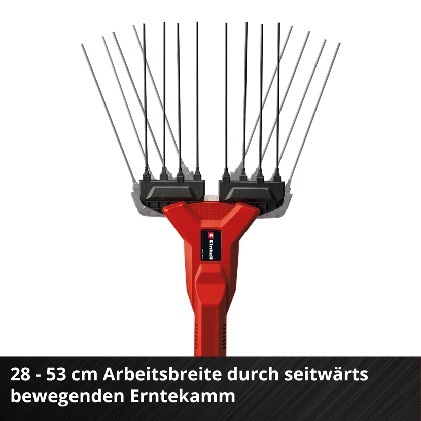 Akku-Obstrüttler mit Erntekamm