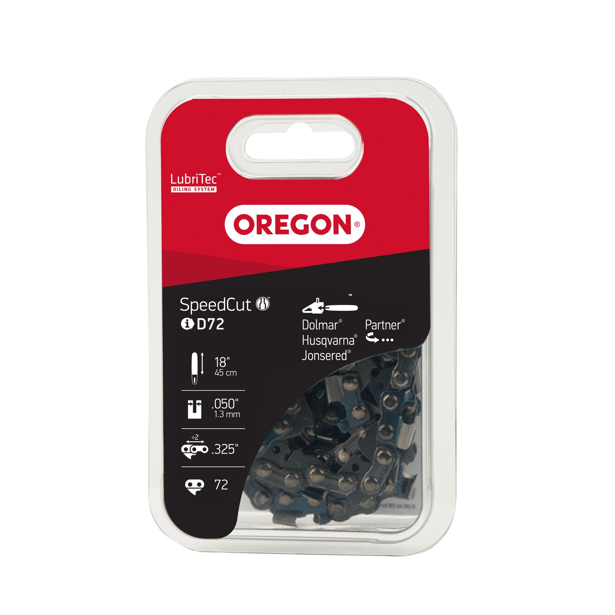 Oregon SpeedCut Sägekette D72 in Verpackung