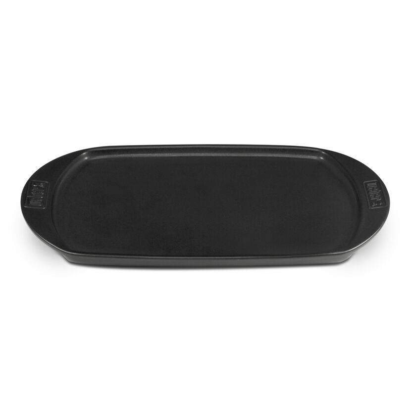 Schwarze Weber Keramik Grillplatte