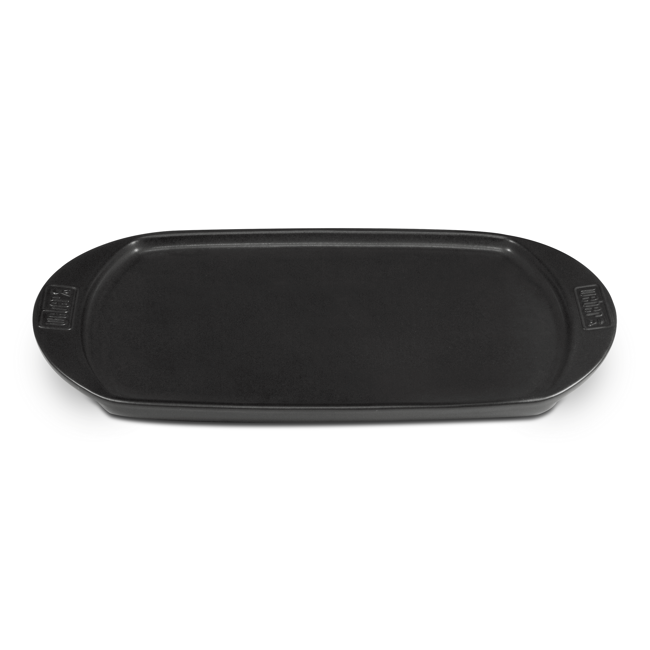 Bild von Grillplatte Keramik schwarz 40 x 22 cm