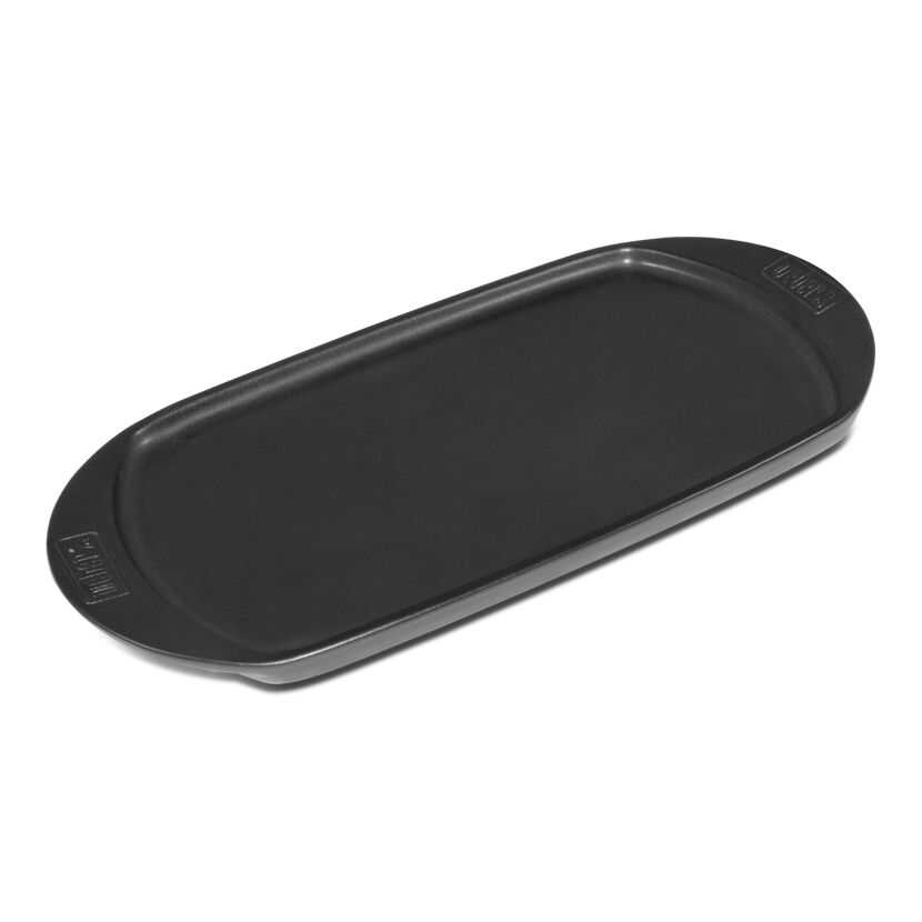 Schwarze Grillplatte von Weber