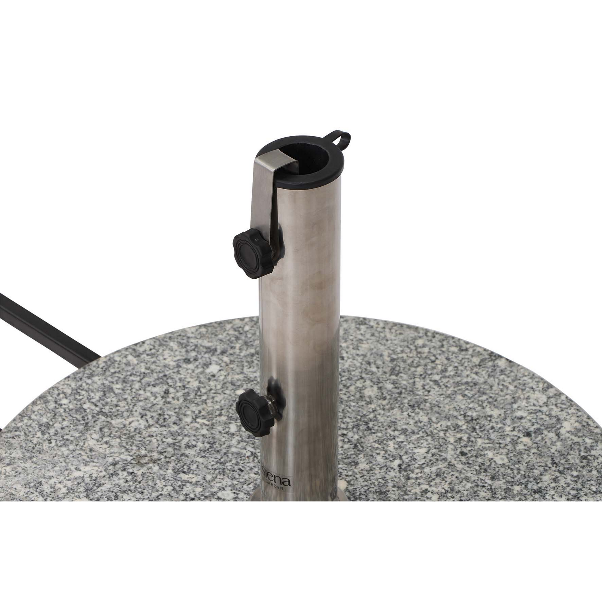 Trolley-Schirmständer granitfarben 40 kg, für Stöcke bis Ø 48 mm + product picture