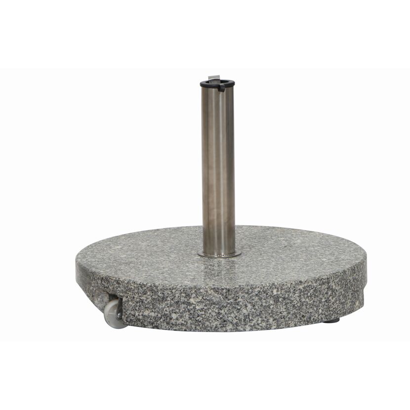 Schirmständer für Schirmmast mit Ø 25 - 48 mm Granit 50 x 50 x 7,5 cm
