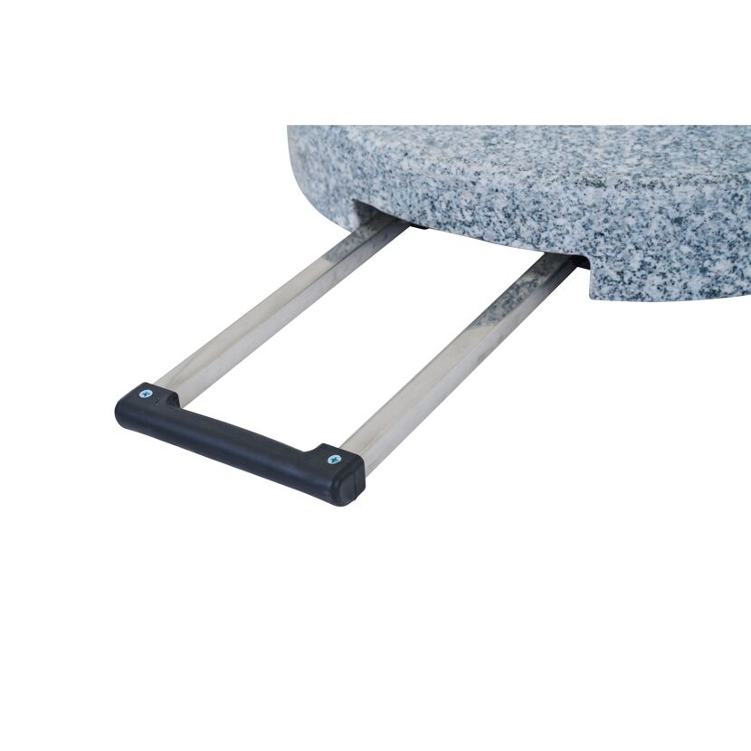 Schirmständer für Schirmmast mit Ø 25 - 48 mm Granit 50 x 50 x 7,5 cm