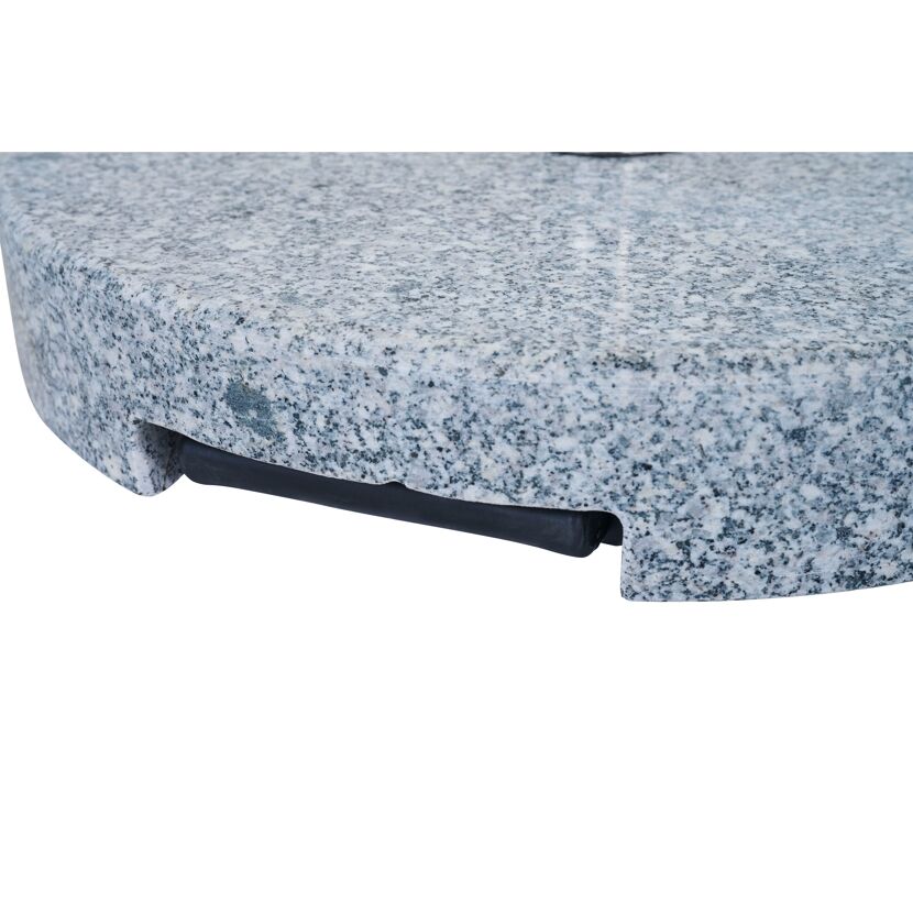 Schirmständer für Schirmmast mit Ø 25 - 48 mm Granit 50 x 50 x 7,5 cm