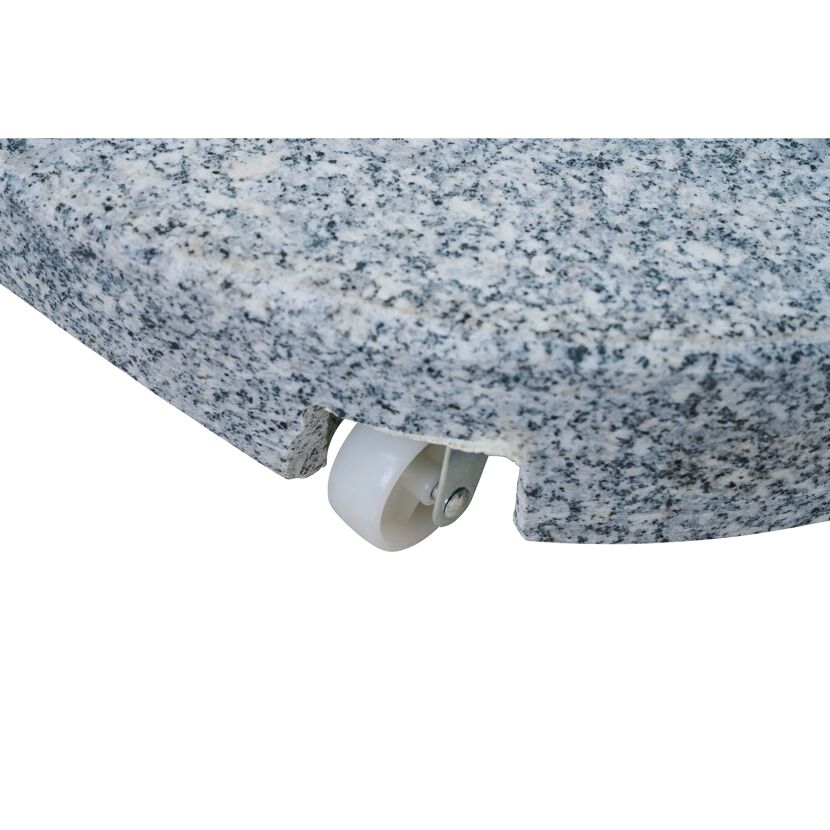 Schirmständer für Schirmmast mit Ø 25 - 48 mm Granit 50 x 50 x 7,5 cm