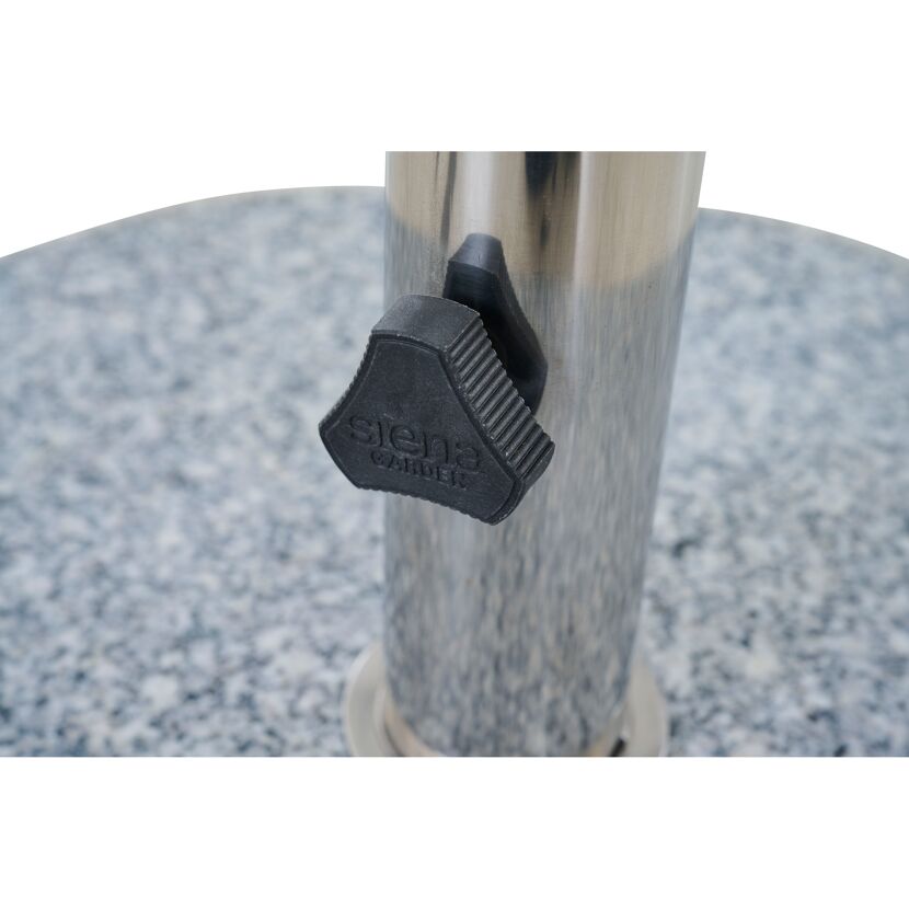 Schirmständer für Schirmmast mit Ø 25 - 48 mm Granit 50 x 50 x 7,5 cm