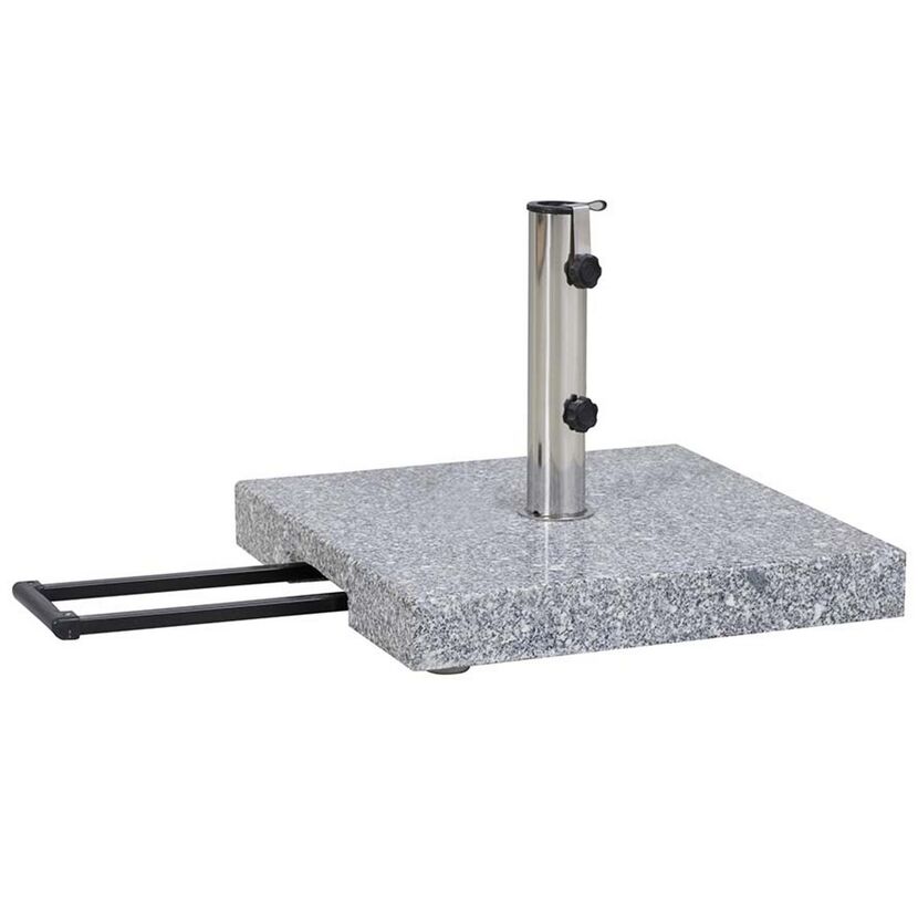 Granitschirmständer mit Rollen