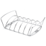 Spare-Rib-Halter und Bratenkorb 'Premium' 43,4 x 26,6 x 11,1 cm