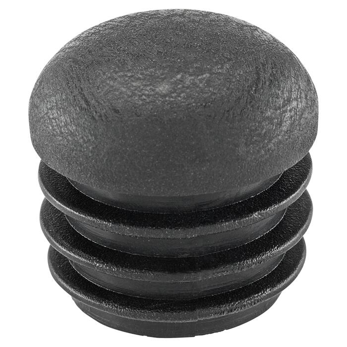 Fußkappen-Set 'Footcaps' schwarz, 4-teilig Ø 2,2 cm