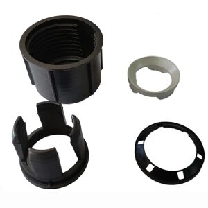 Überwurfmutter mit Adapterset grau, 3-teiliges Set