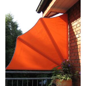 Balkonfächer orange 140 cm