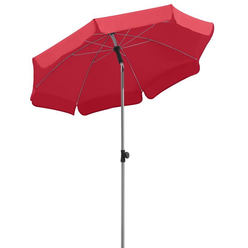 Roter Sonnenschirm Locarno
