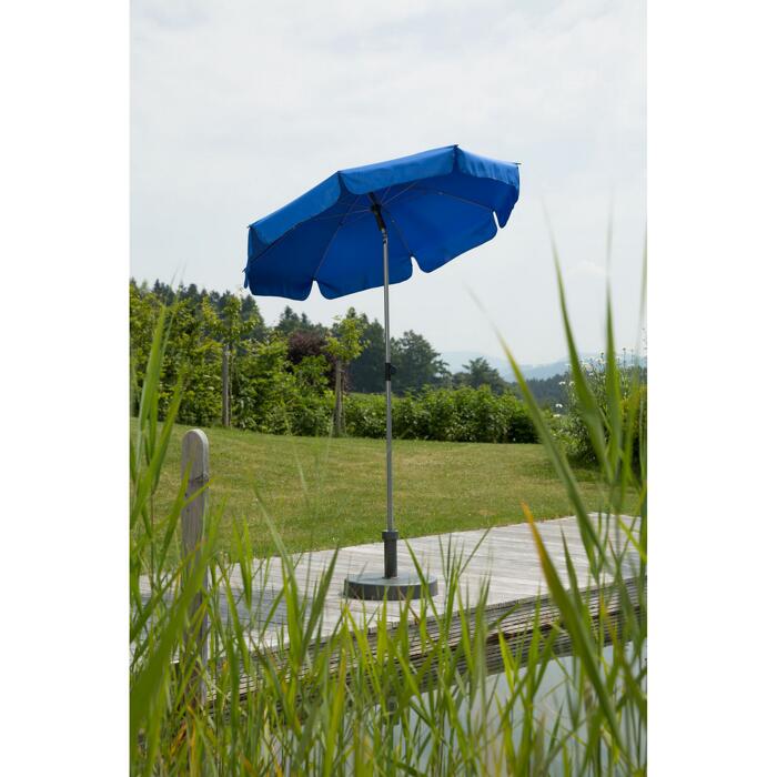 Schneider Sonnenschirm 'Locarno' Ø 150 cm royalblau ǀ toom Baumarkt