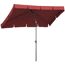 Roter Sonnenschirm