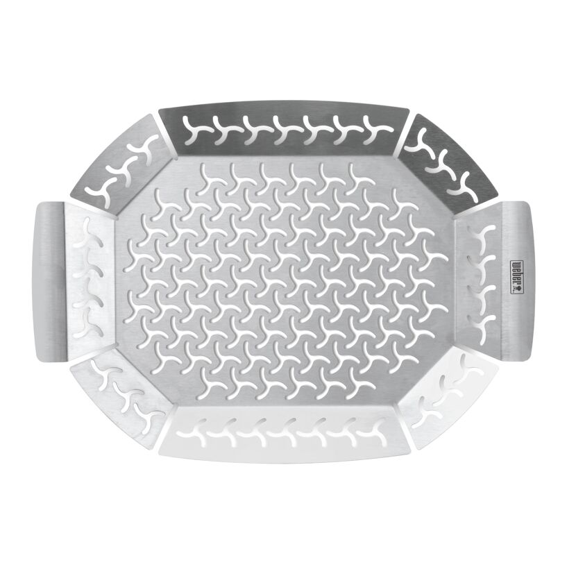 Grillkorb 'Premium' groß Edelstahl 36,5 x 26,4 cm