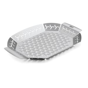 Grillkorb 'Premium' groß Edelstahl 36,5 x 26,4 cm