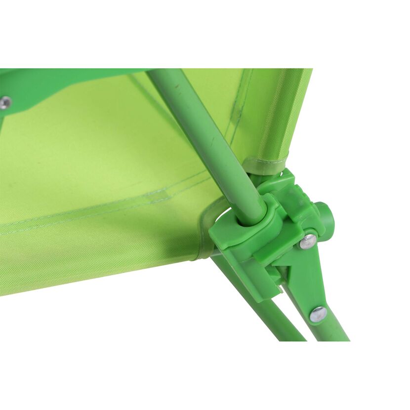 Grüner Kinderstuhl Froggy, Nahaufnahme