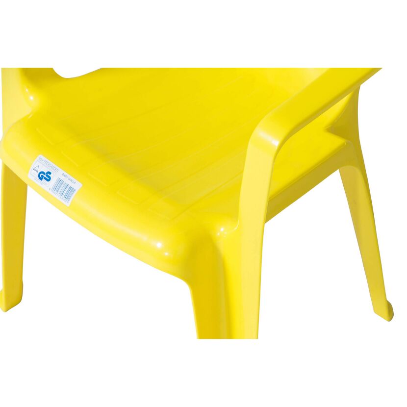 Stapelsessel für Kinder 'Sedia Baby' gelb 38 x 38 x 52 cm