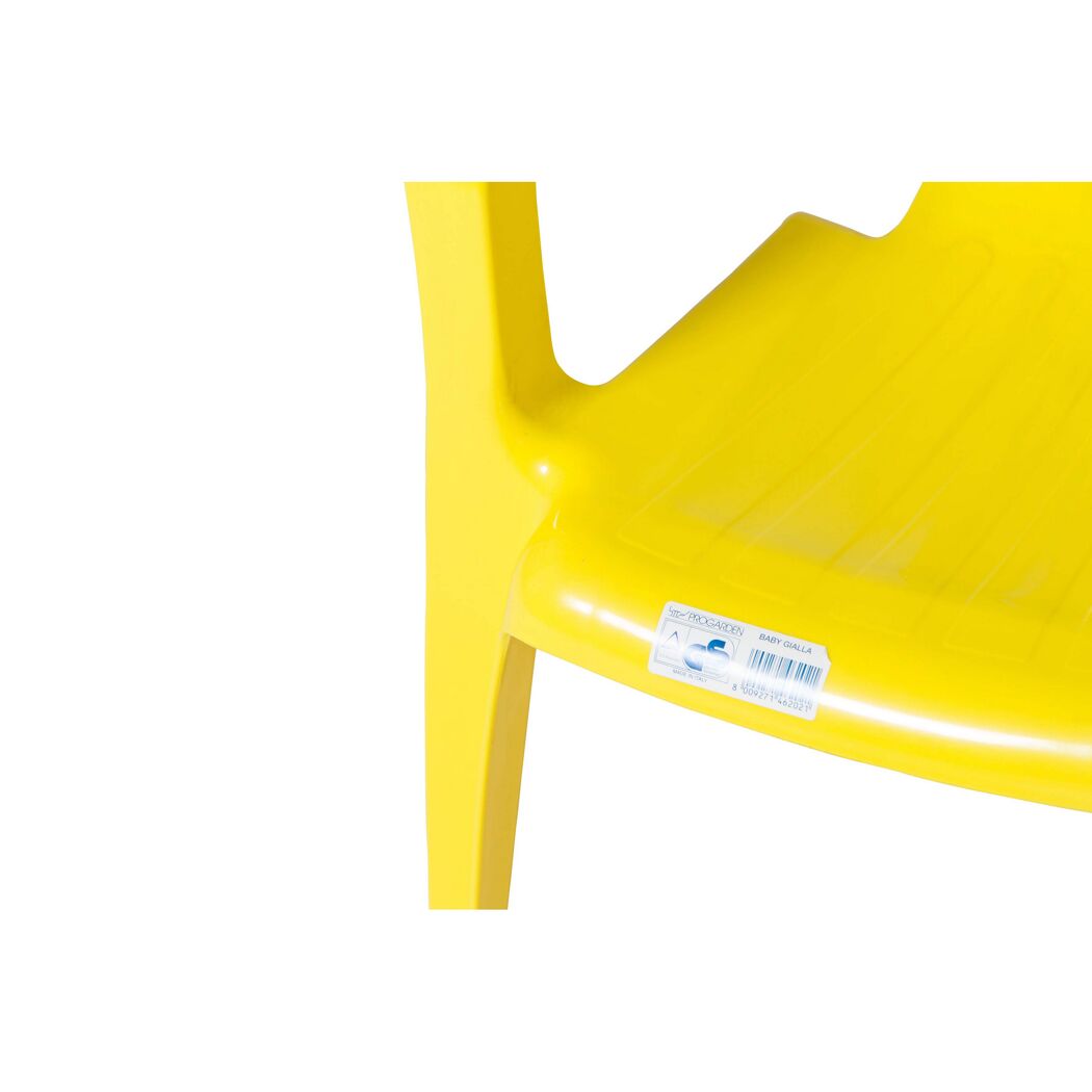 Stapelsessel für Kinder 'Sedia Baby' gelb 38 x 38 x 52 cm