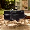 Tragbarer, schwarzer Gasgrill Go-Anywhere