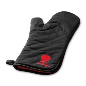 Grillhandschuh schwarz/rot, Einheitsgröße