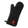 Schwarzer Grillhandschuh mit rotem Weber-Logo