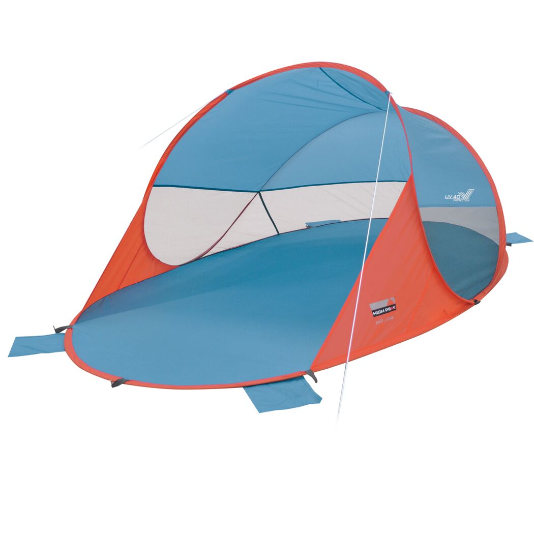Strandmuschel von High Peak, blau-orange