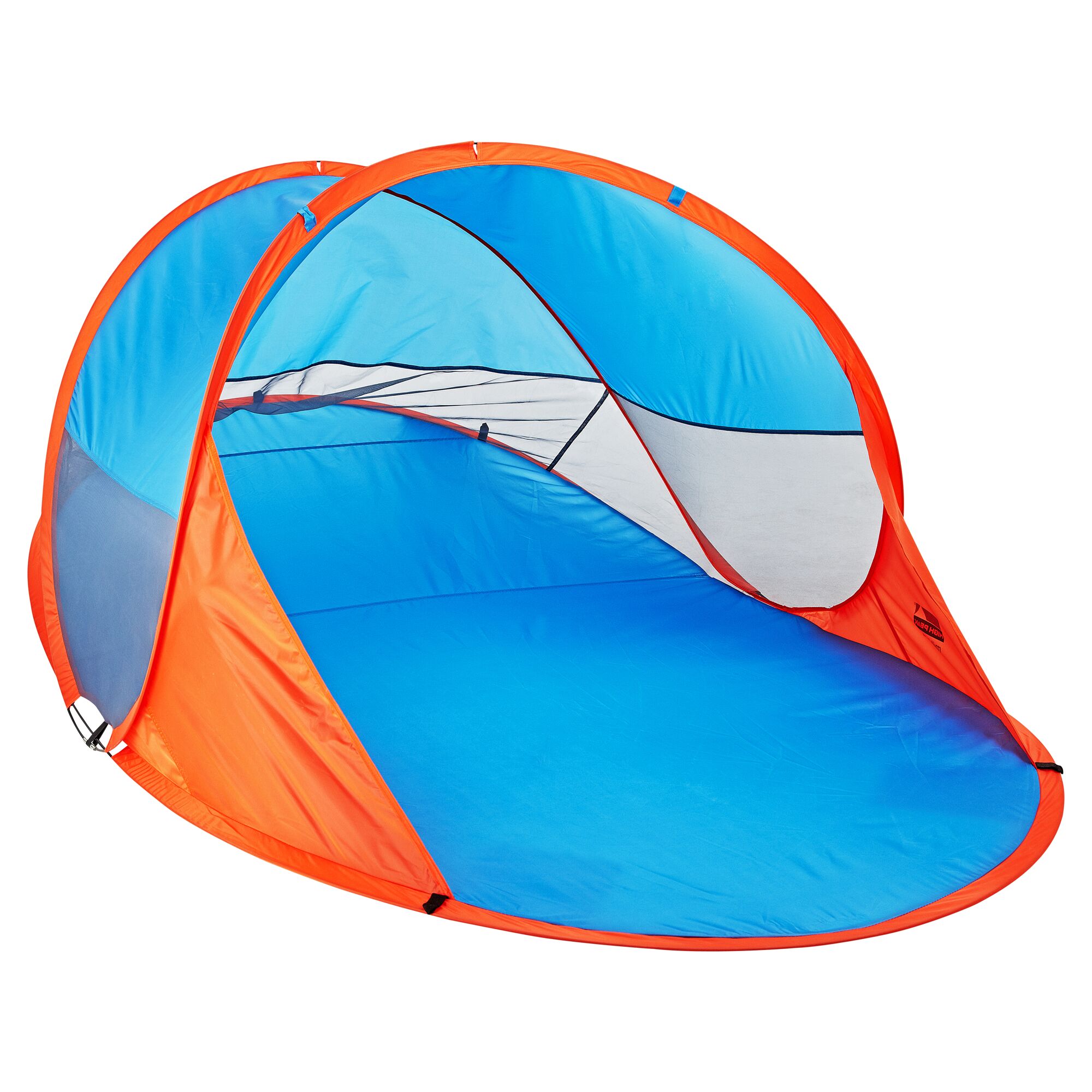 Blau-orange Strandmuschel Mitjana