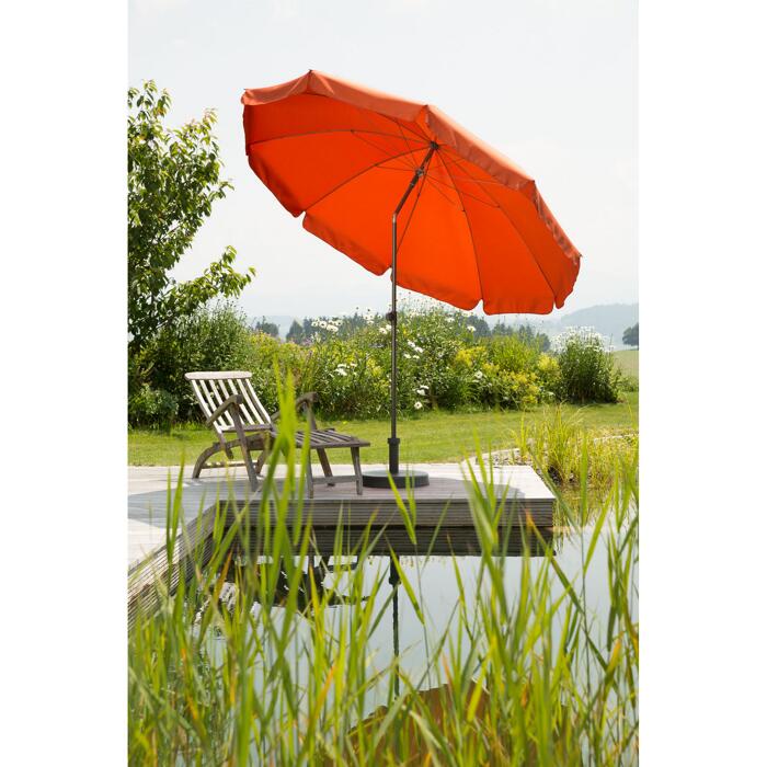 Schneider Sonnenschirm 'Aquila' Ø 250 cm terracotta ǀ toom Baumarkt