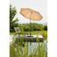 Begehbarer Pool mit Sonnenschirm und Gartenliege