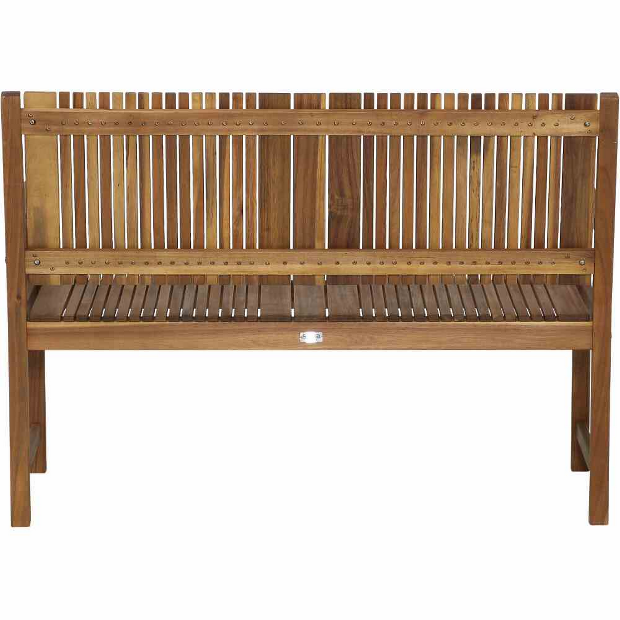 Gartenbank 'Falun' braun 121,5 x 90 x 49 cm