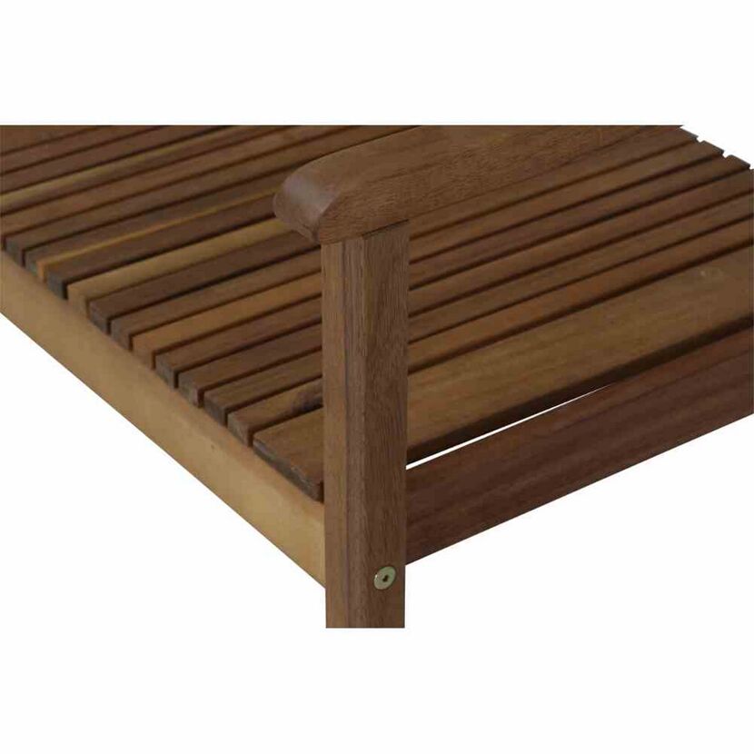 Gartenbank 'Falun' 2-Sitzer Akazienholz braun 121,5 x 90 x 59 cm