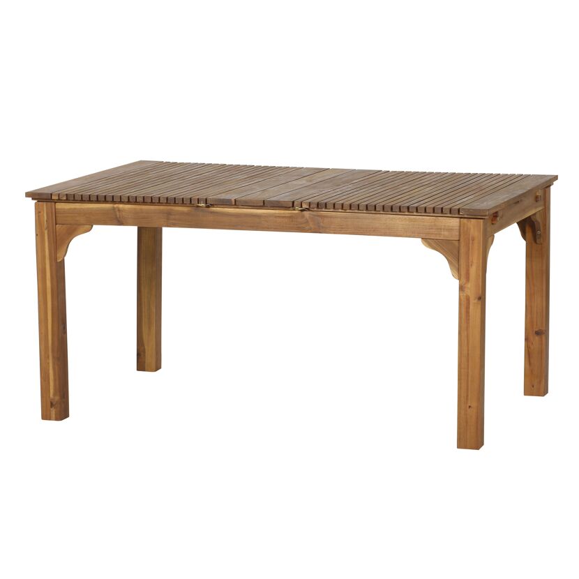 Gartentisch 'Falun' ausziehbar Akazienholz 100 x 74 x 150/175/200 cm