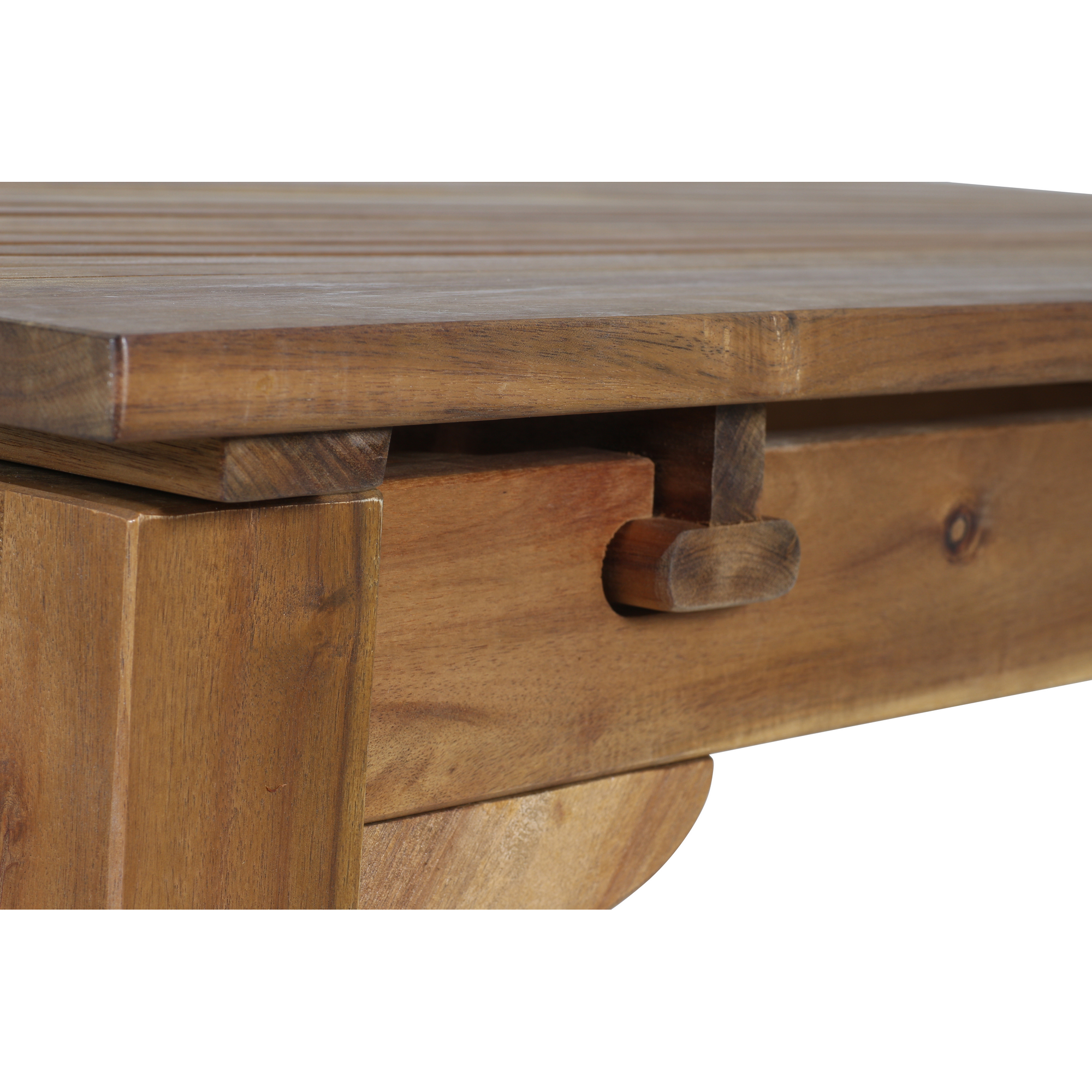 Gartentisch 'Falun' braun ausziehbar 150/175/200 x 100 x 74 cm