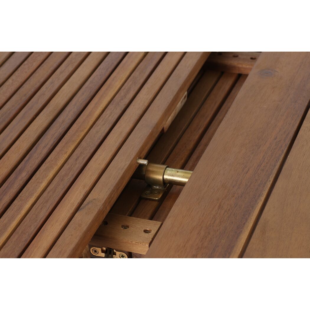 Gartentisch 'Falun' ausziehbar Akazienholz 100 x 74 x 150/175/200 cm