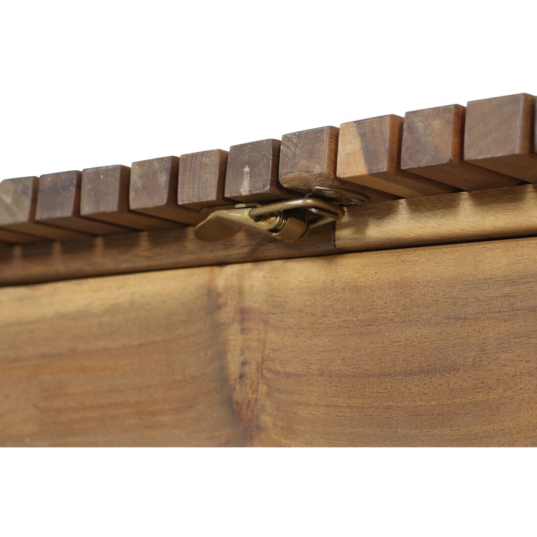 Gartentisch 'Falun' ausziehbar Akazienholz 100 x 74 x 150/175/200 cm