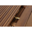Gartentisch 'Falun' braun ausziehbar 150/175/200 x 100 x 74 cm